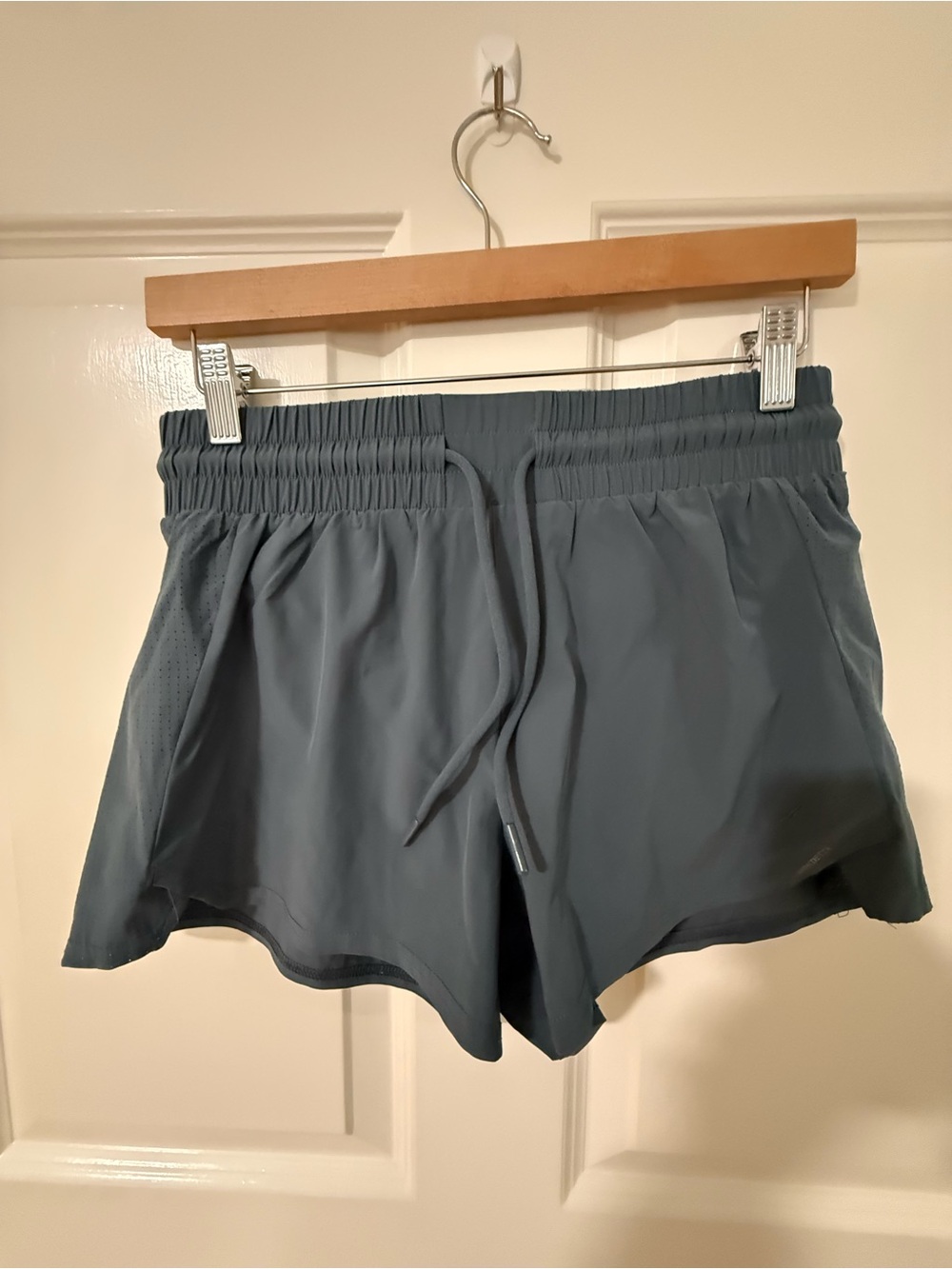 Mondetta Slate Blue / Gray Women's Athletic Shorts